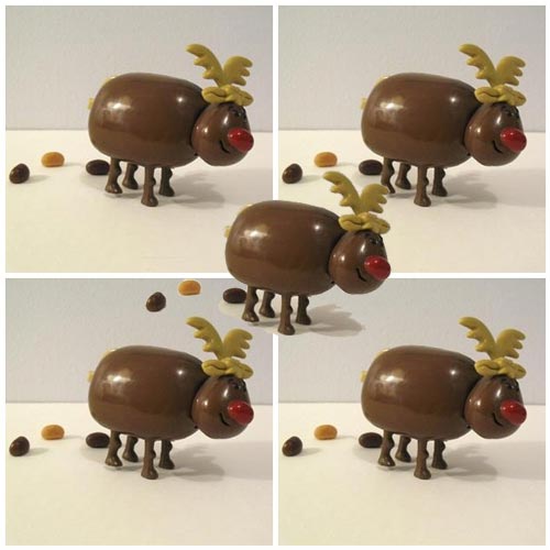 Five Pooping Reindeer