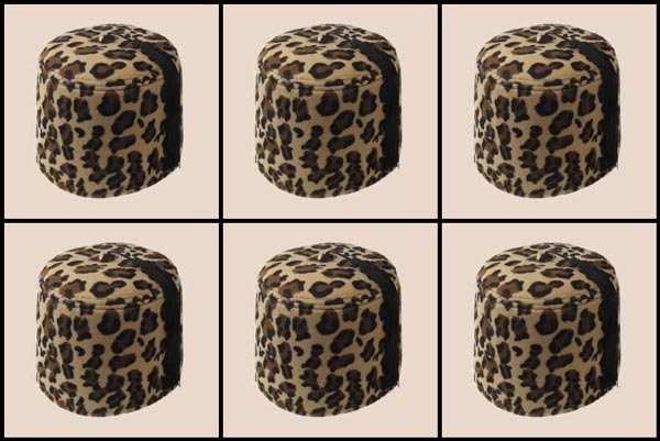 Six Leopard Fezzes