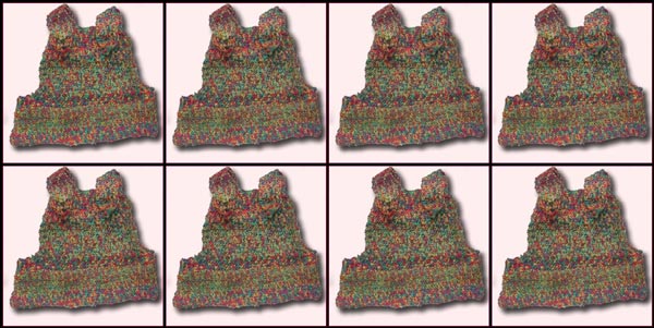 Eight Rubber Band Vests