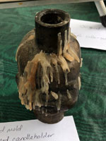 Doll Head Mold Candle Holder