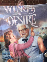 "Wings of Desire" Colonel Sanders KFC Throw Blanket