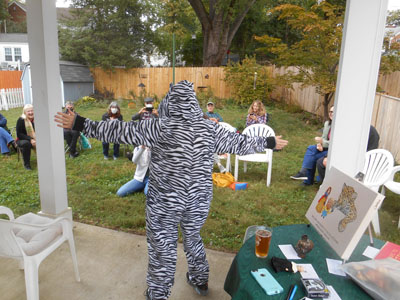 Zebras love a good audience!