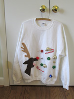 Barfing Rudolph Sweatshirt
