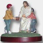 Jesus Playing Football