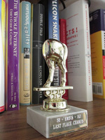 Last Place Champs bowling trophy