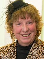 Here I am, in all my tacky glory, as host of the Tacky Treasures Road Show