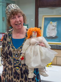 Victorian Clown Doll