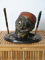 Old Gus pirate pencil holder