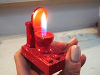the toilet cigarette lighter