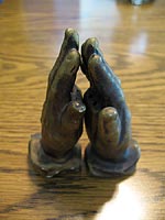 Bob Cantor's clown in a glitter globe