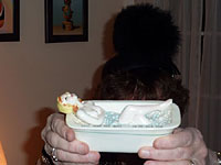 Girl in a bathtub ashtray