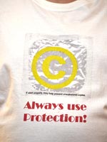 Always use protection! t-shirt
