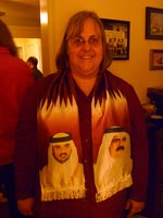 "I love Qatar" scarf