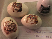 Cat Balls, or Kitty Eggs
