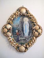 Religious Shell Art