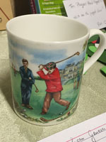 Golf mug from Geneva, Switzerland