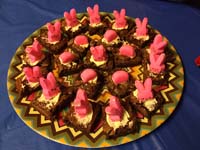 Peeps brownies