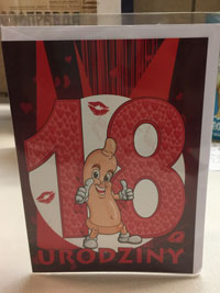 Polish 18th Birthday Card