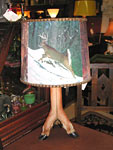 Three-legged deer lamp